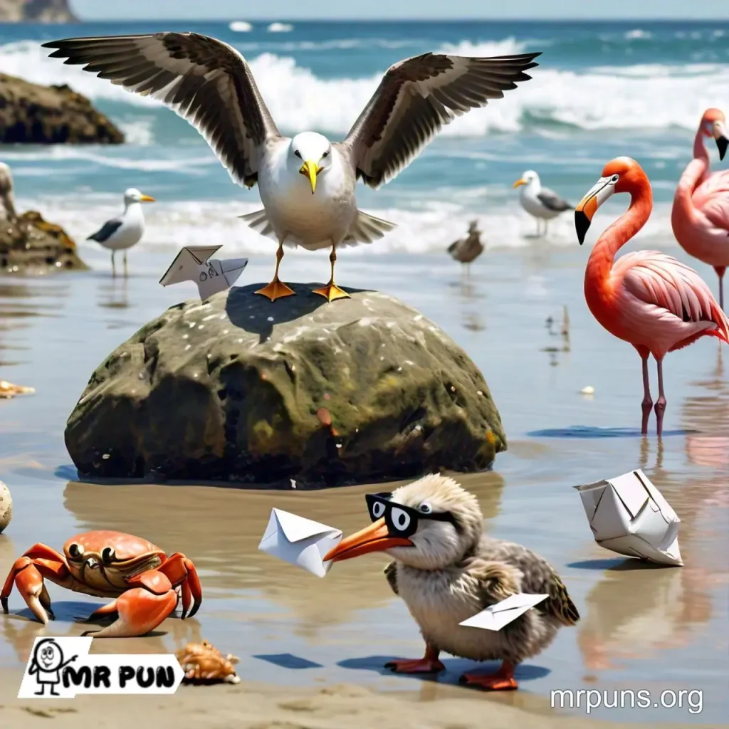 Animals at the Beach pun