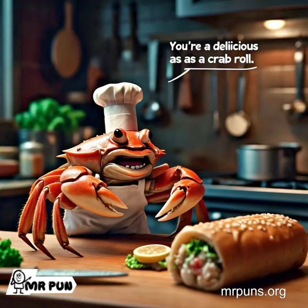 Crab Cuisine puns