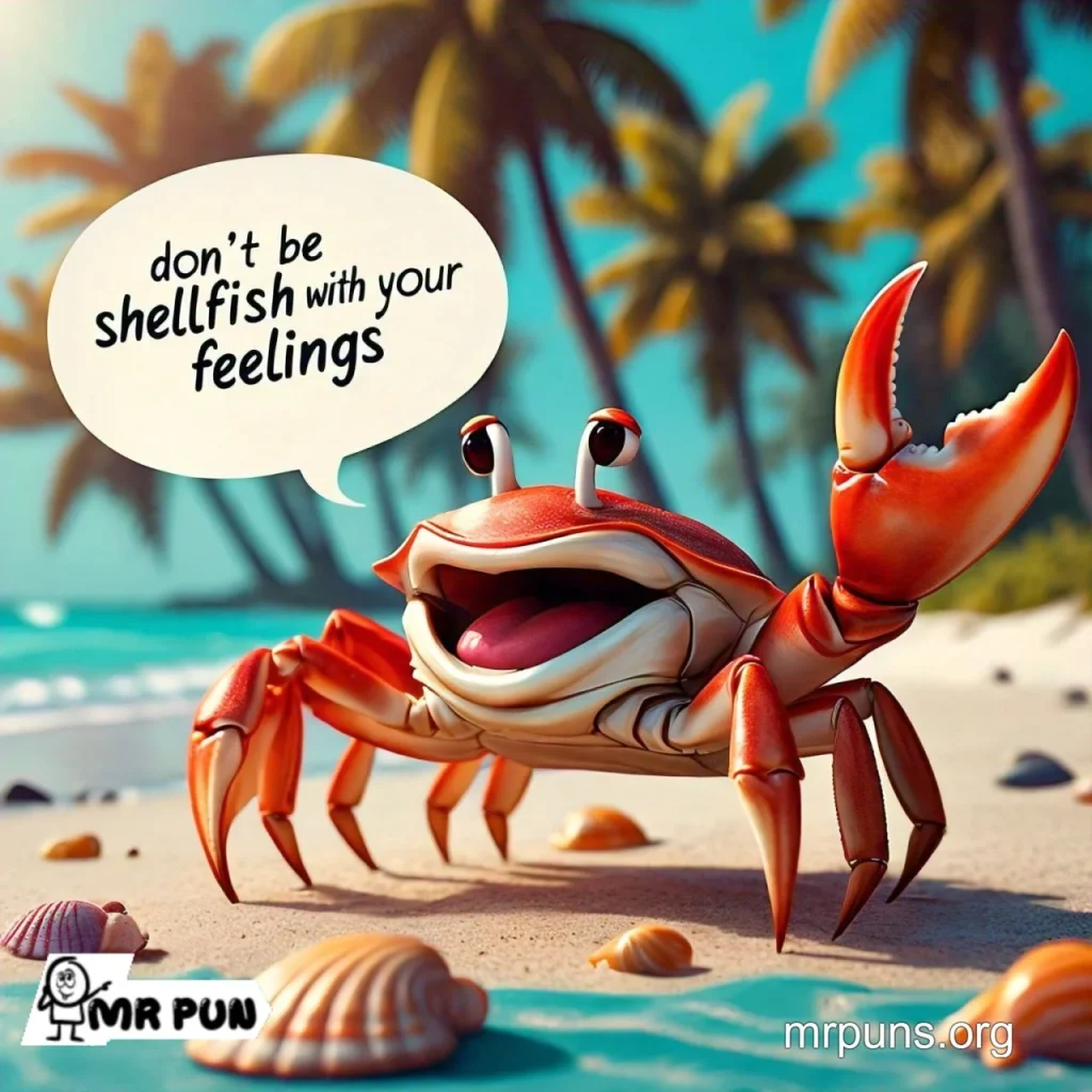 Crab Emotions Puns