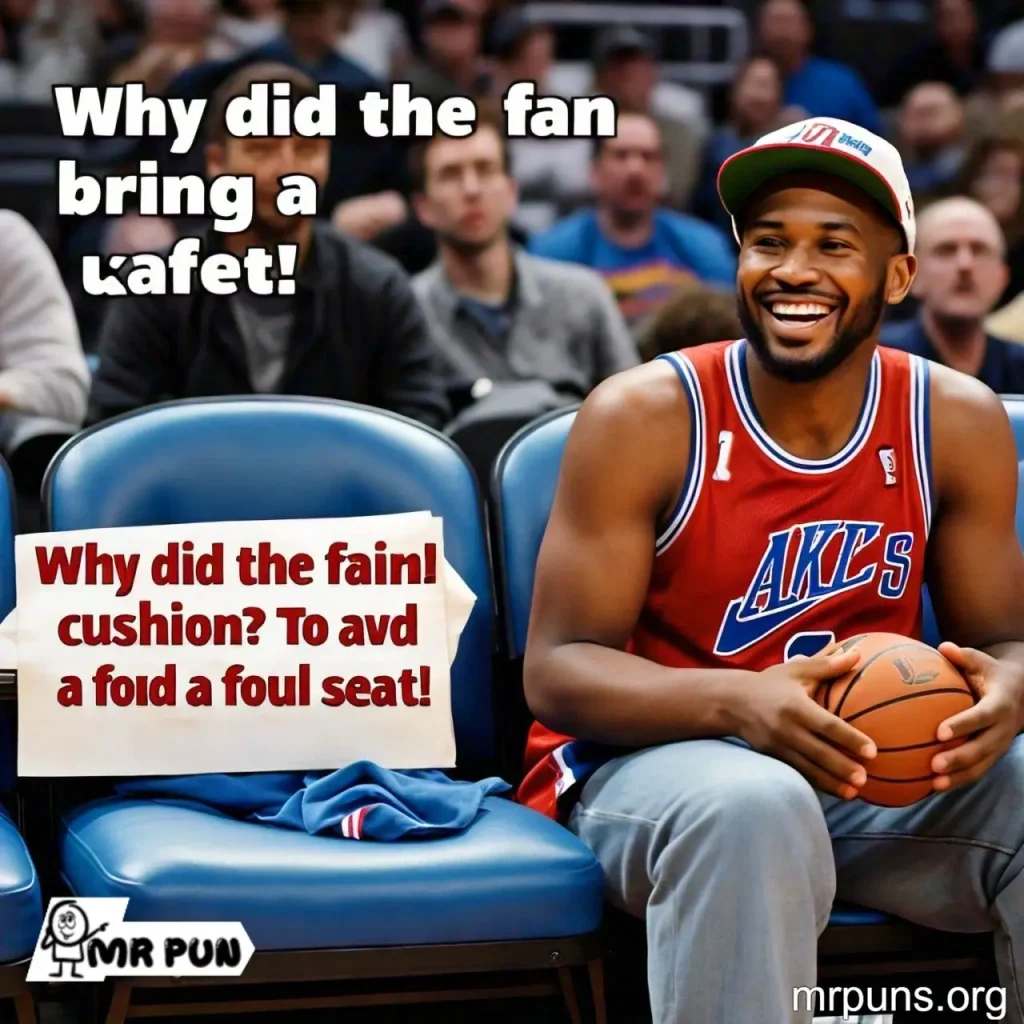 basketball Fan Funnies pun