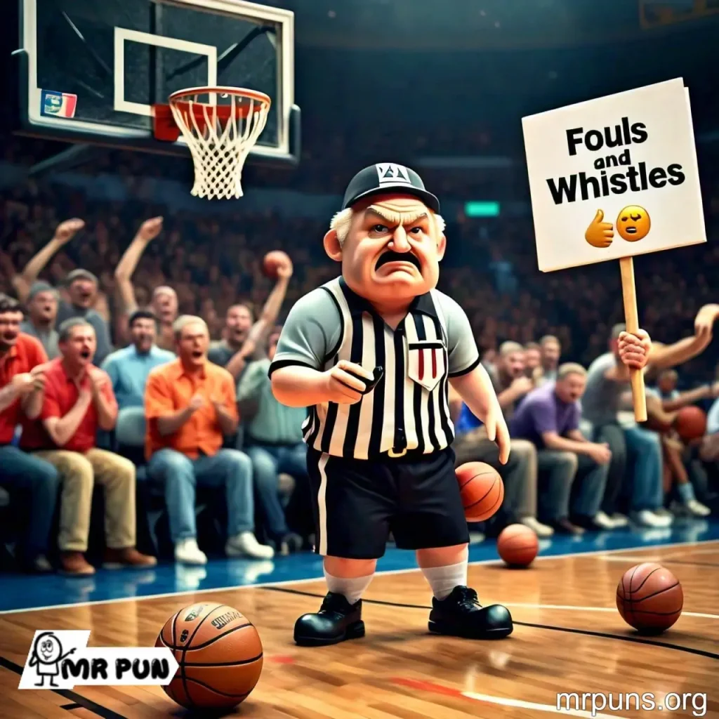 basketball Referee References pun