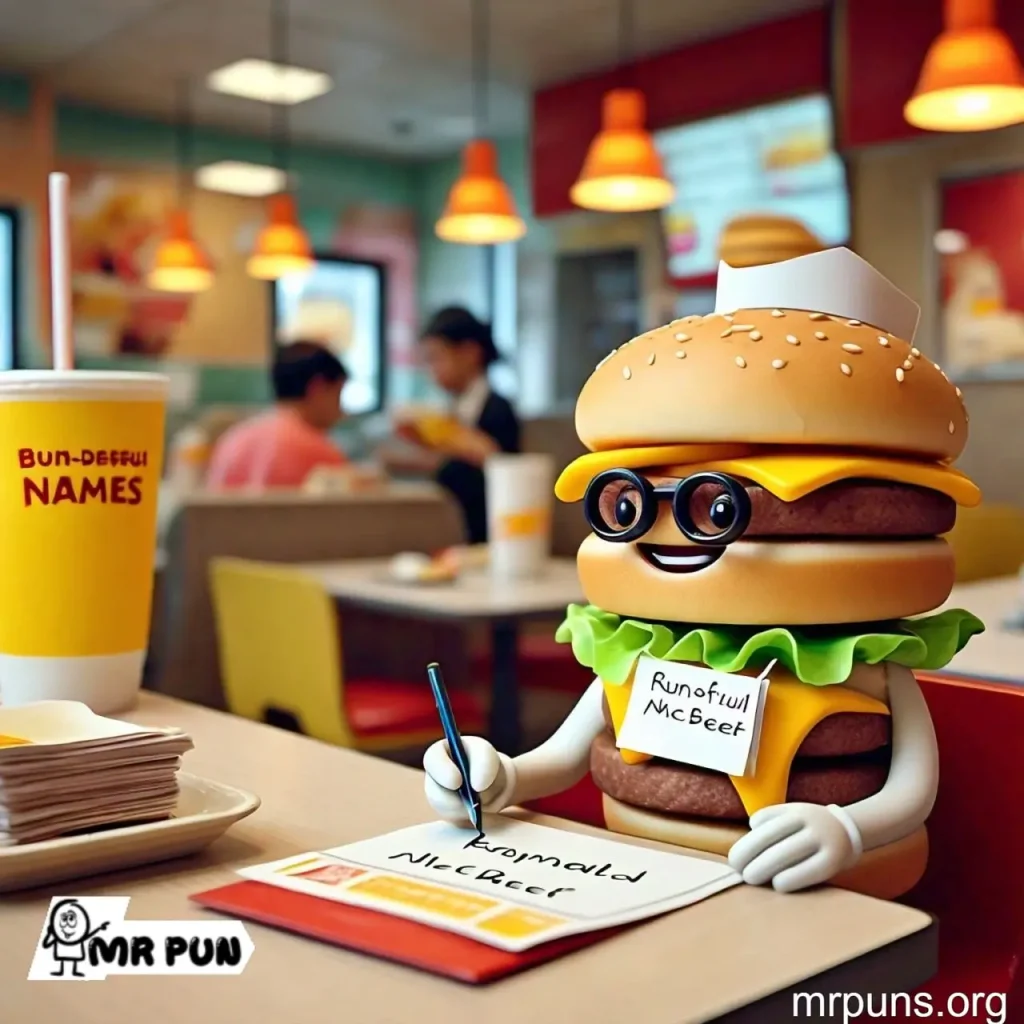 burger Bun-derful Names pun