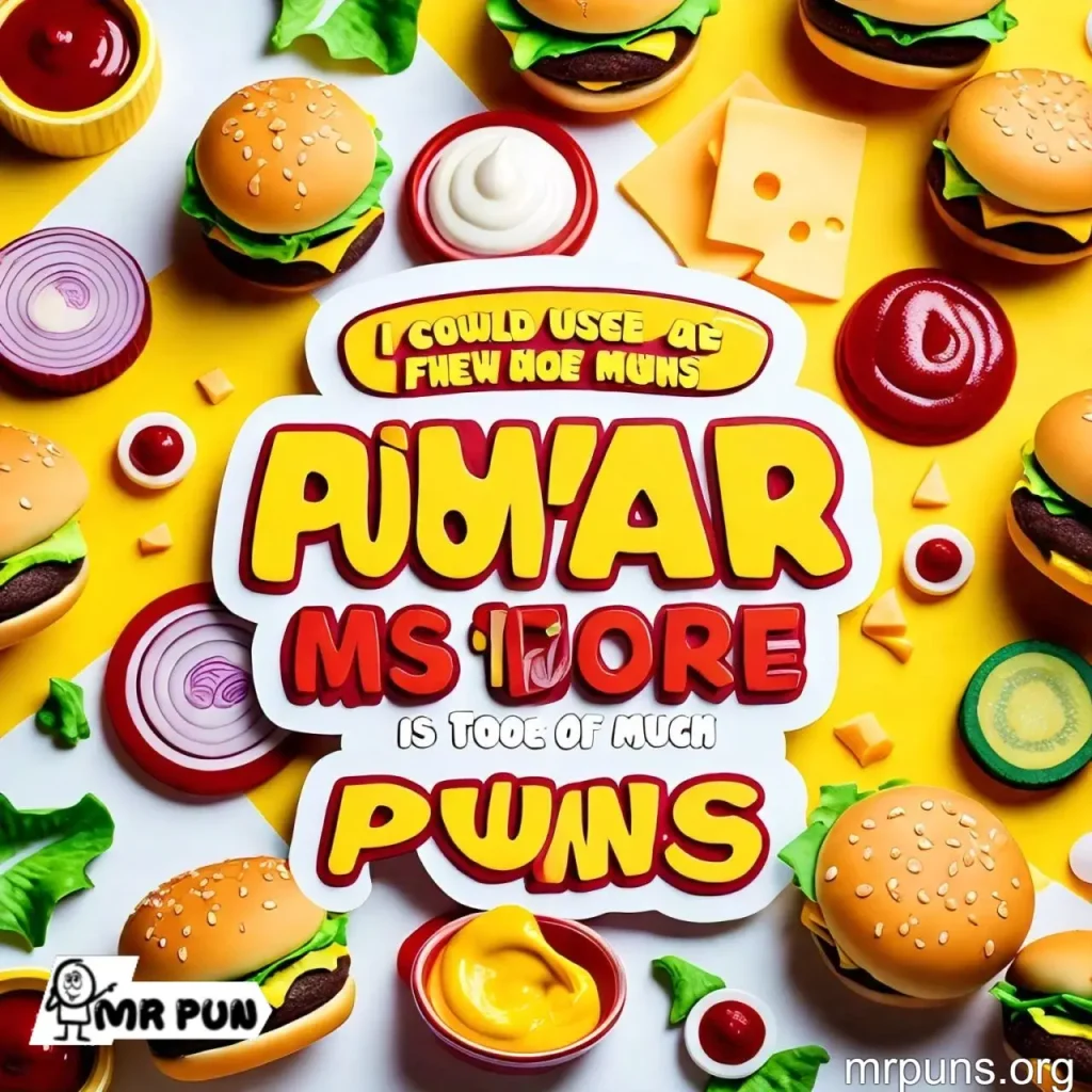 Burger Toppings Humor pun