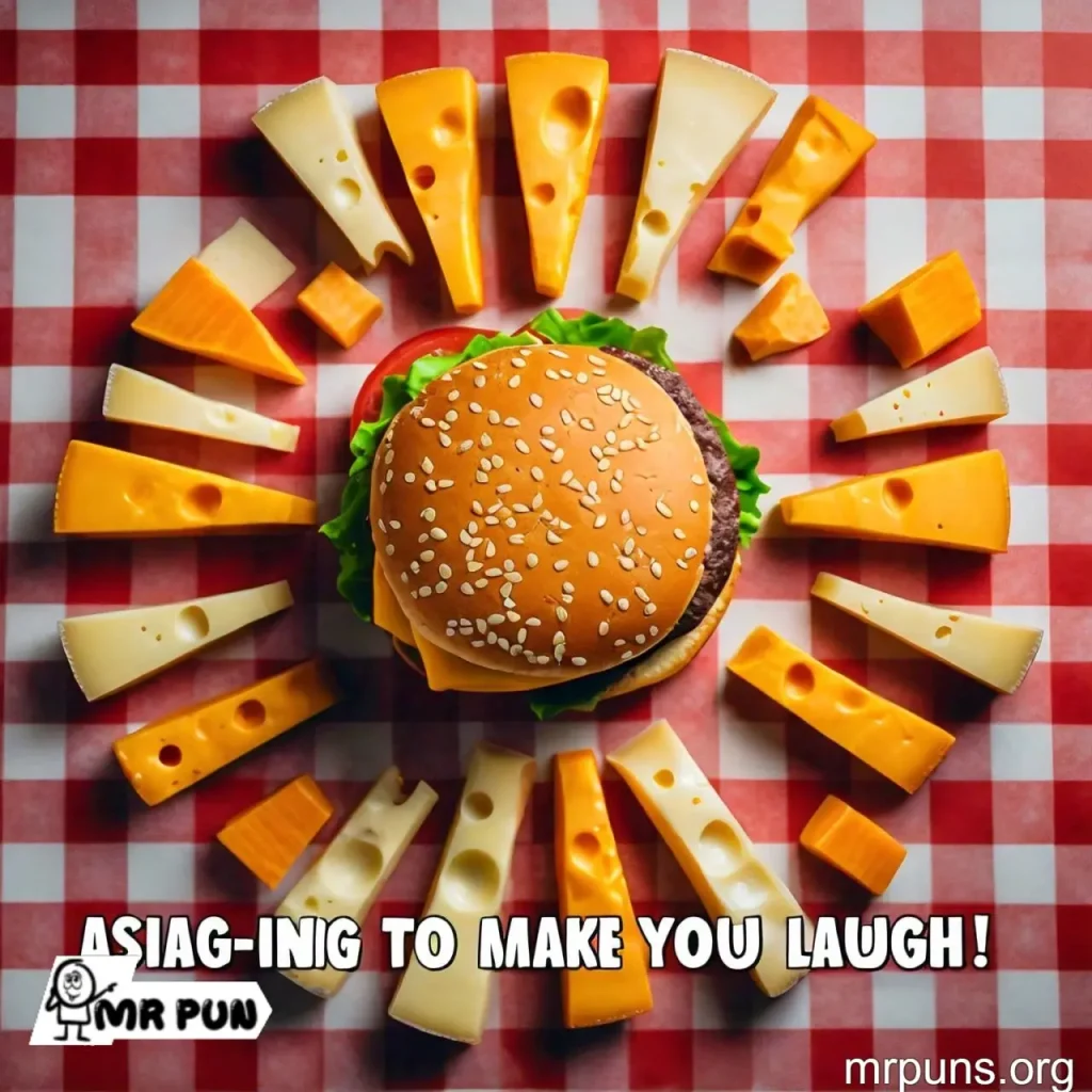 burger Cheese-tastic Jokes pun