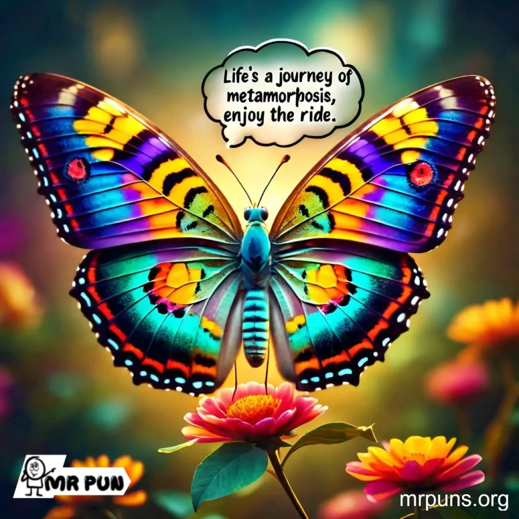 butterfly Metamorphosis Puns