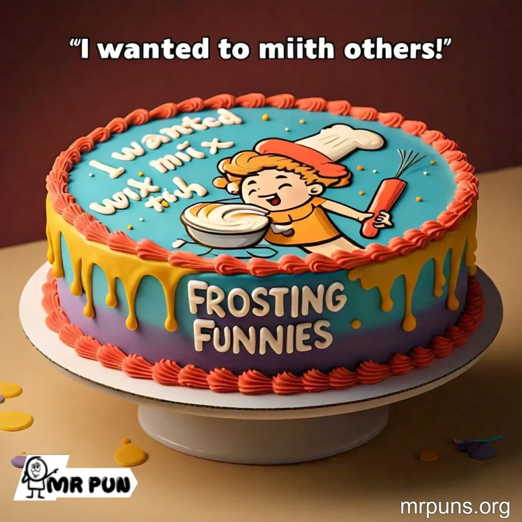 cake Frosting Funnies pun