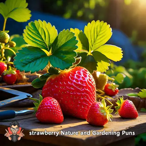 strawberry Nature and Gardening Puns