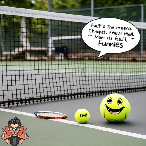 tennis Fault Funnies puns