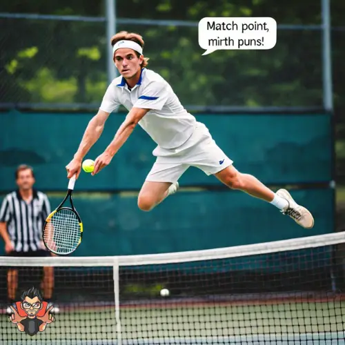 tennis Match Point Mirth puns