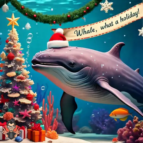 whale Holiday Puns