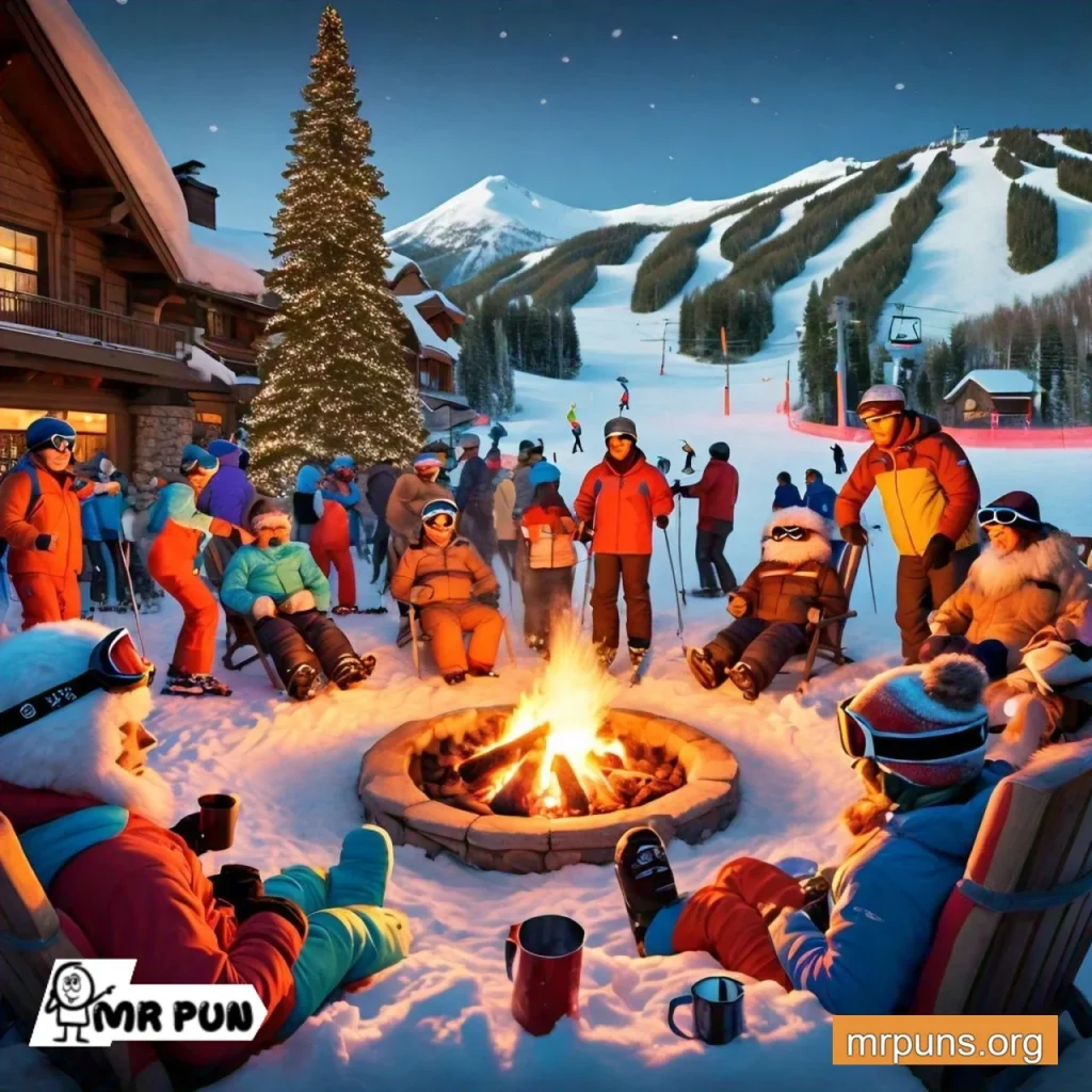 Après-Ski and Relaxation Puns