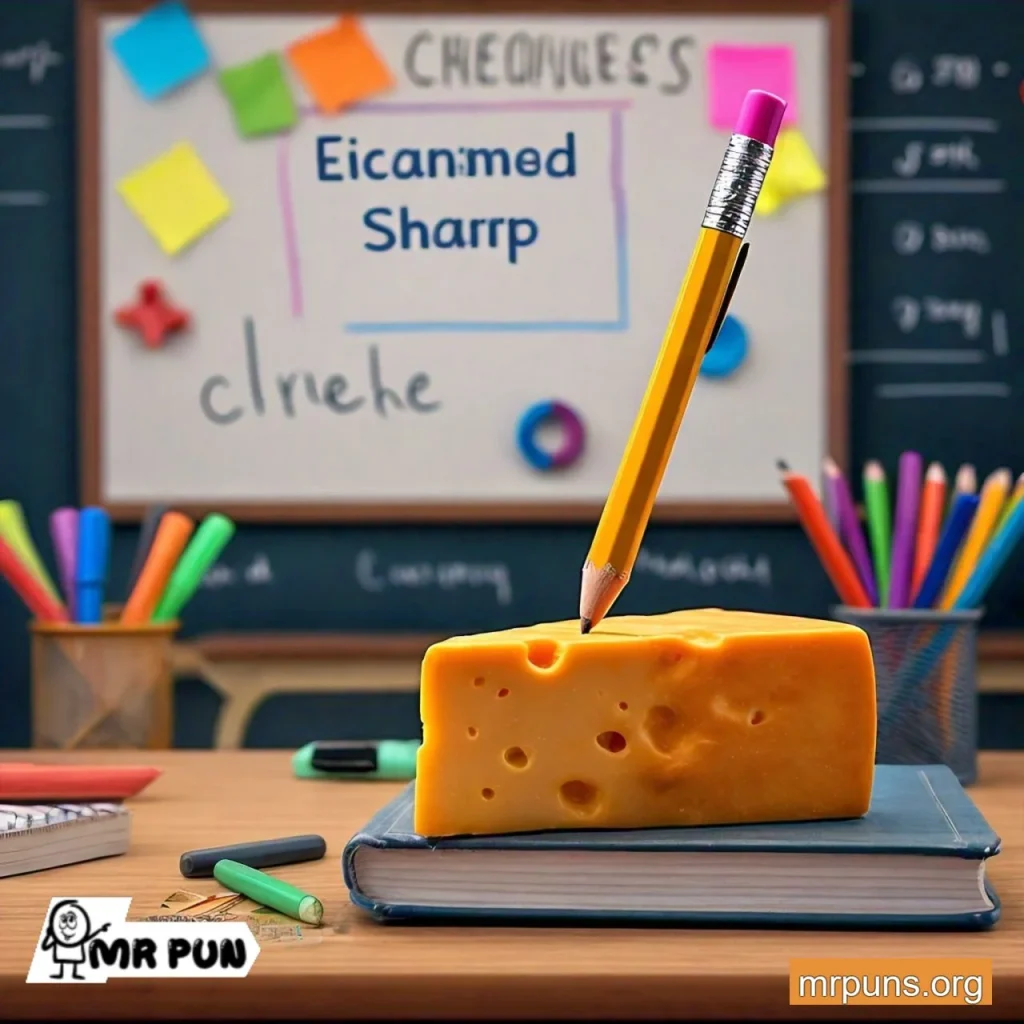 Cheese and School Pun