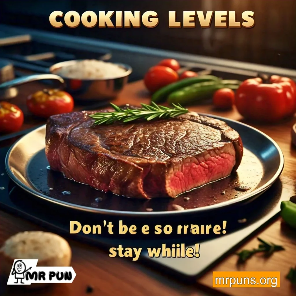 Cooking Levels Puns