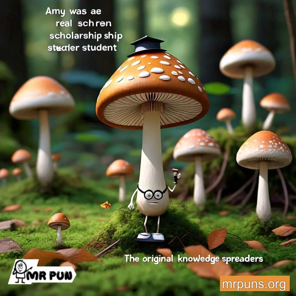 Education and Learning Mushroom Puns