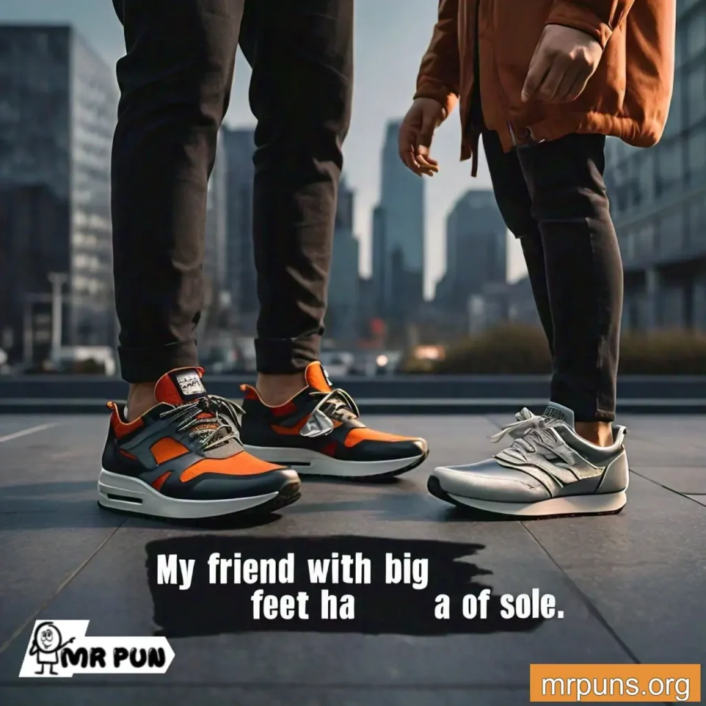 Feet Size Matters pun