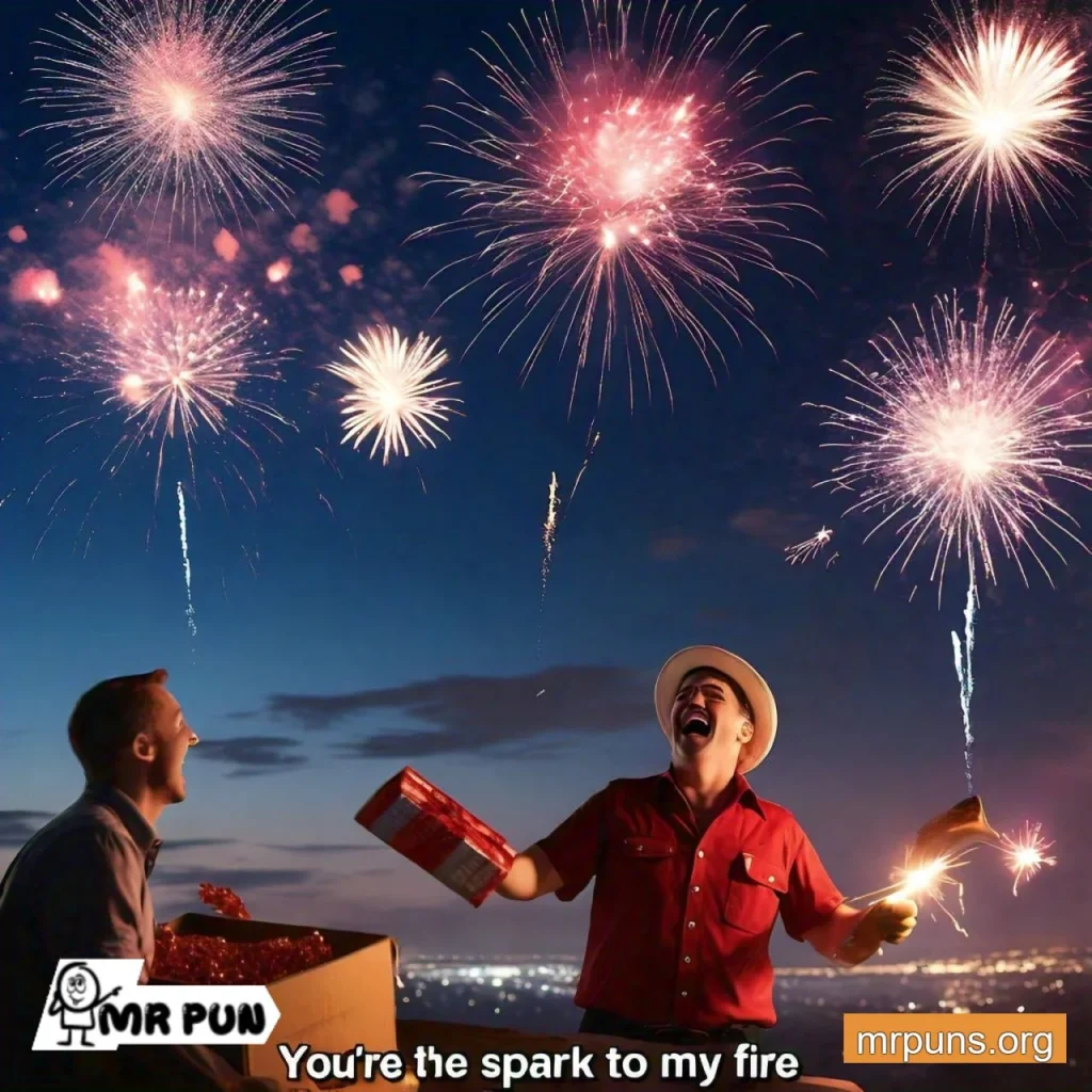 Firework-related Actions Puns