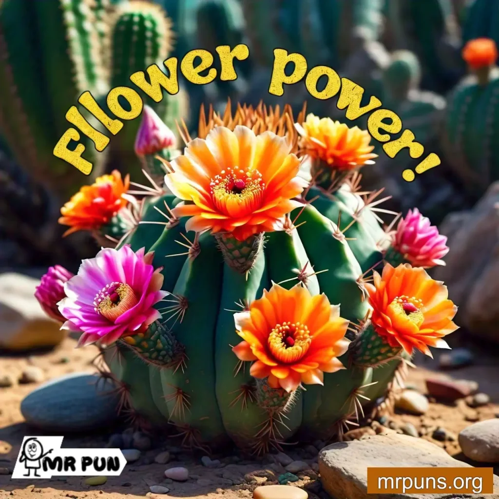 Cactus Flowering Puns