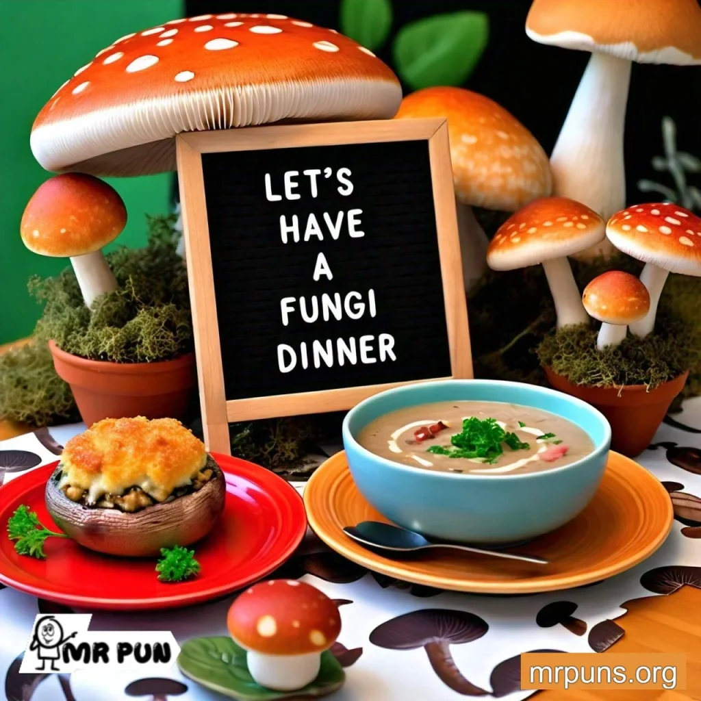 Food and Cooking Mushroom Puns