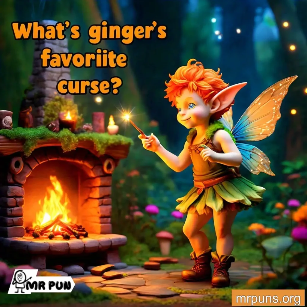 Ginger Fairy Tale Puns