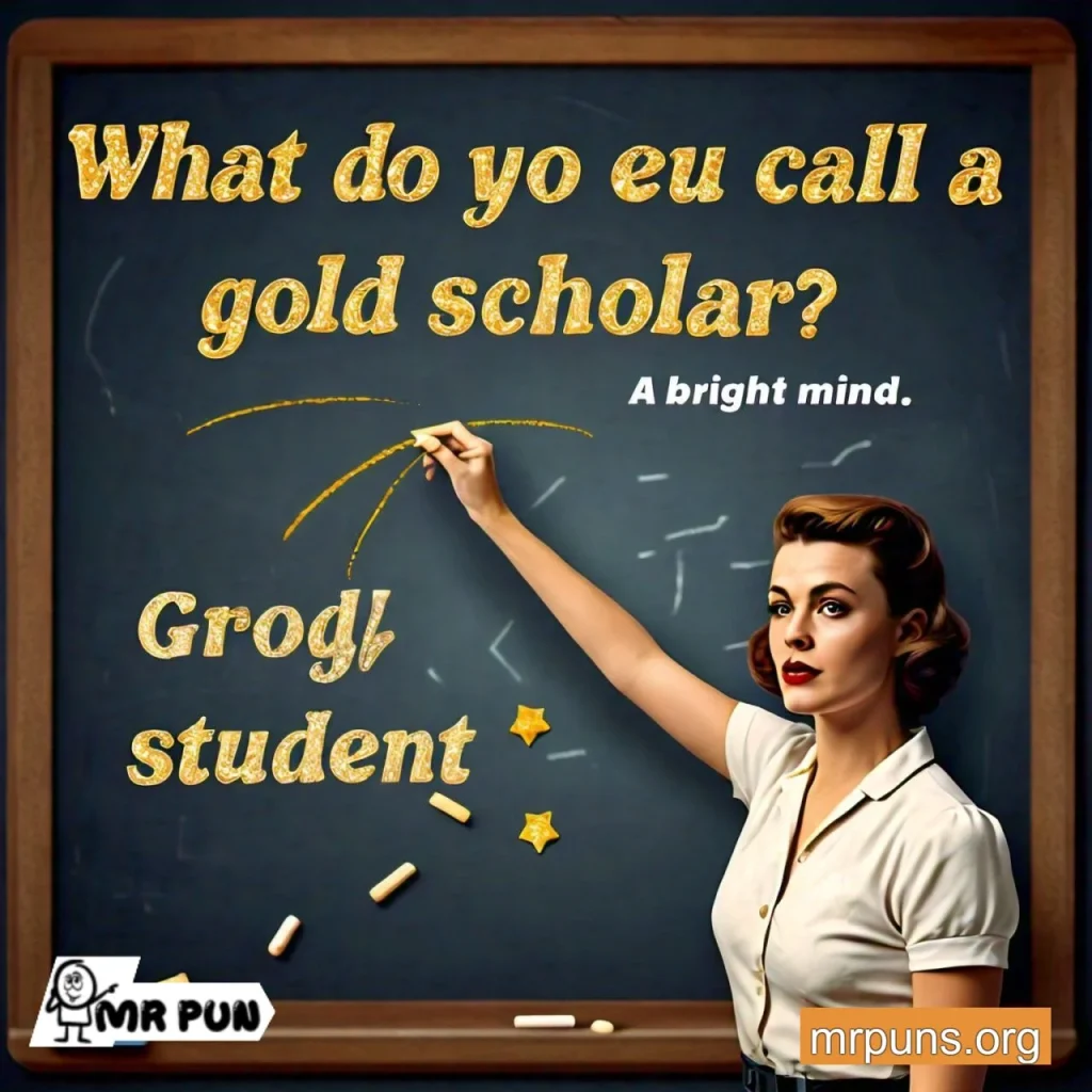 Gold and Education Puns