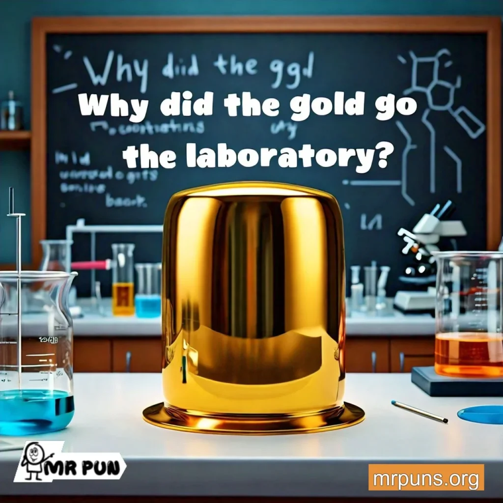 Gold and Science Puns