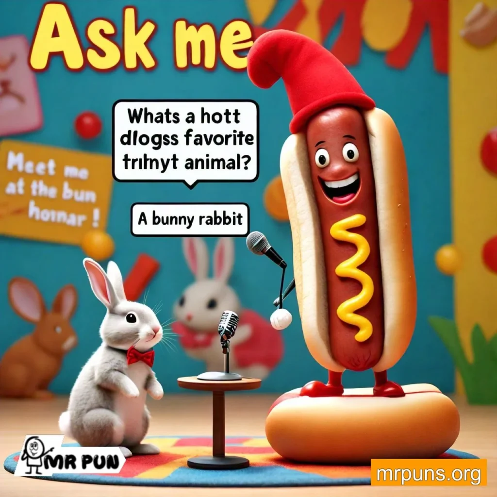 Hot Dog and Animals puns