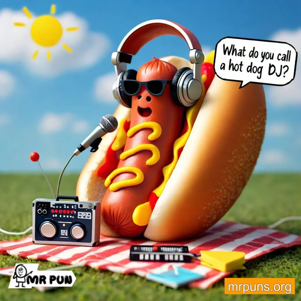 Hot Dog and Music puns