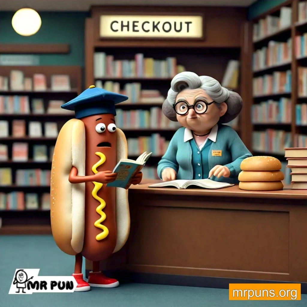 Hot Dog and School puns