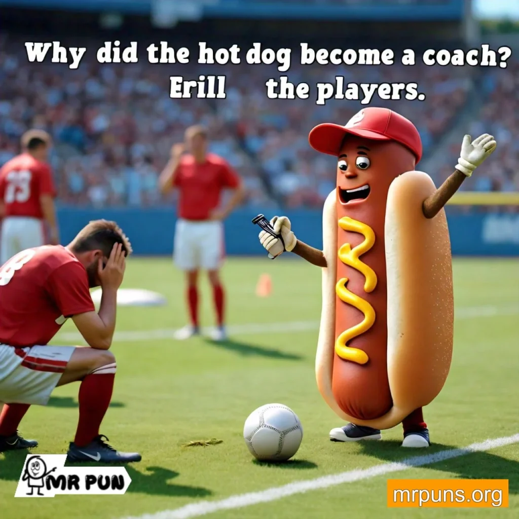 Hot Dog and Sports puns