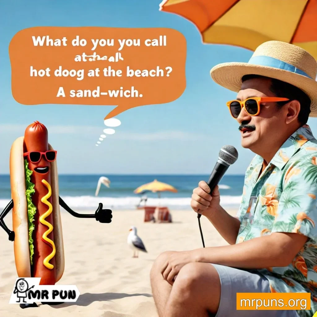 Hot Dog and Travel puns