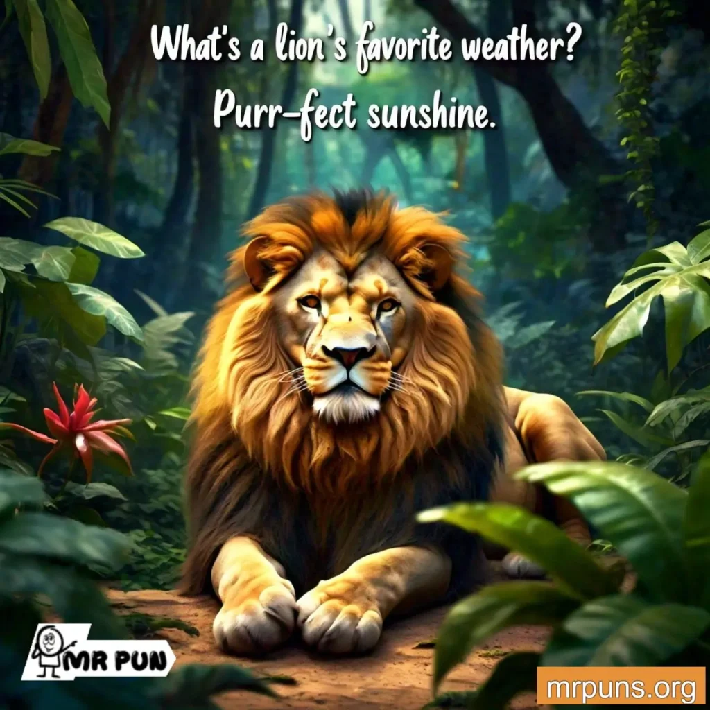 Jungle Weather Puns 