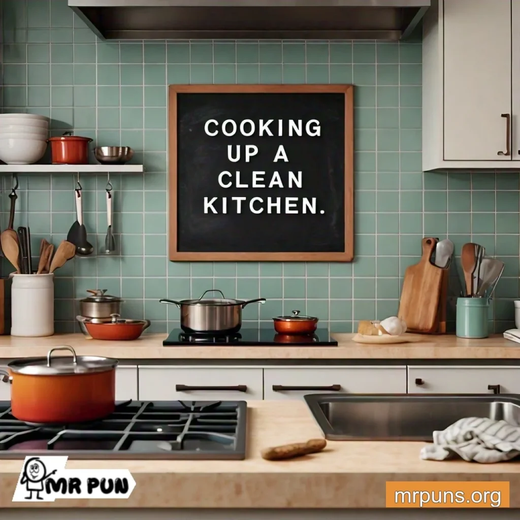 Kitchen Cleaning Puns