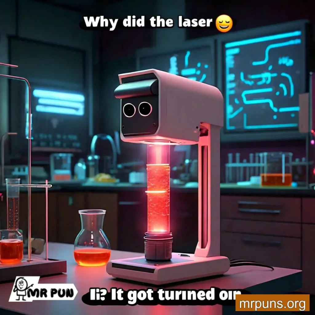 Lasers pun