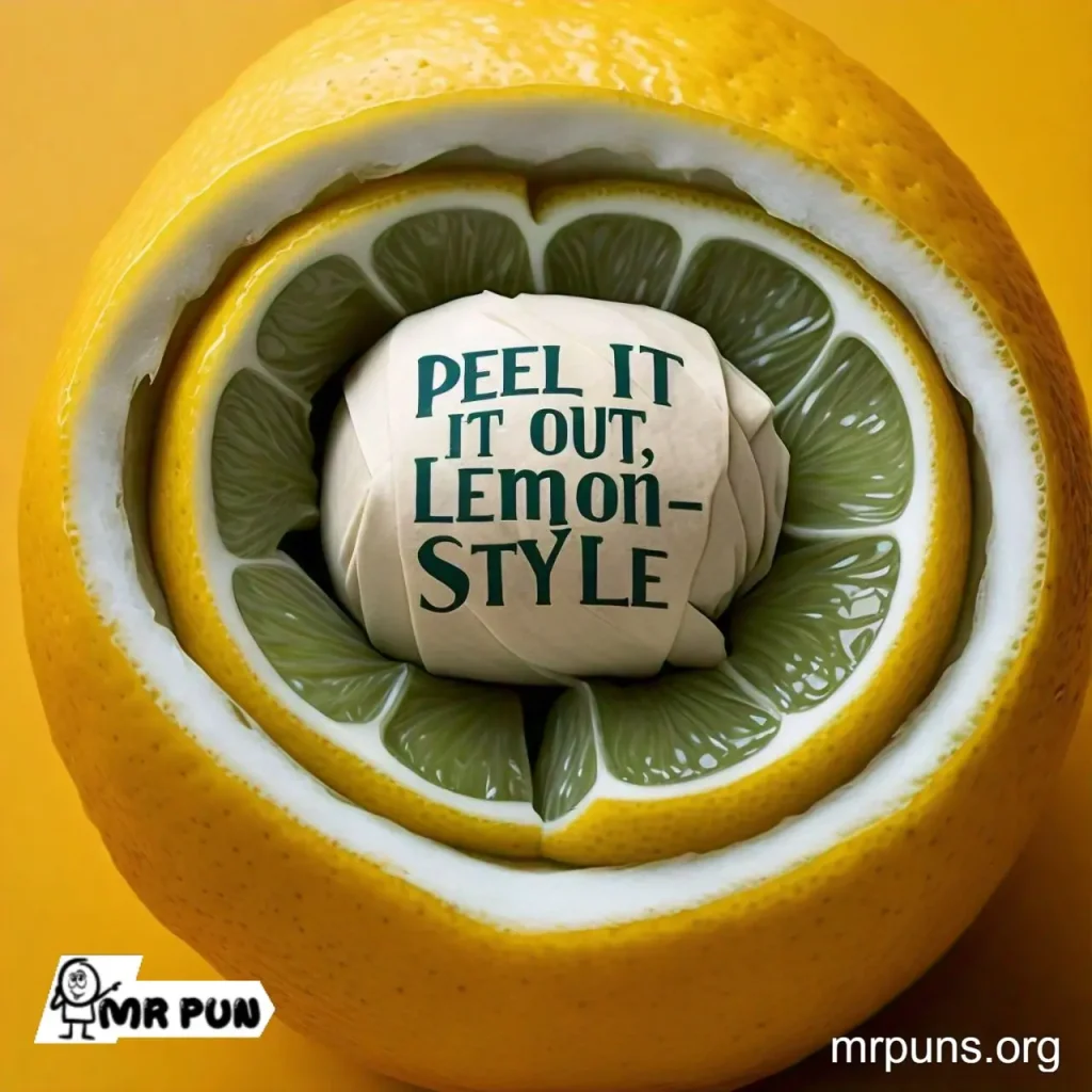 Lemon Peel Puns