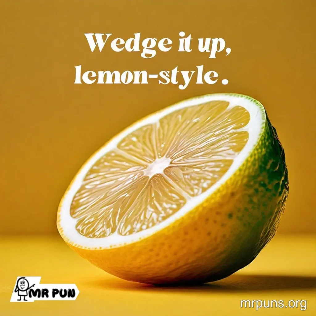 Lemon Wedge Puns