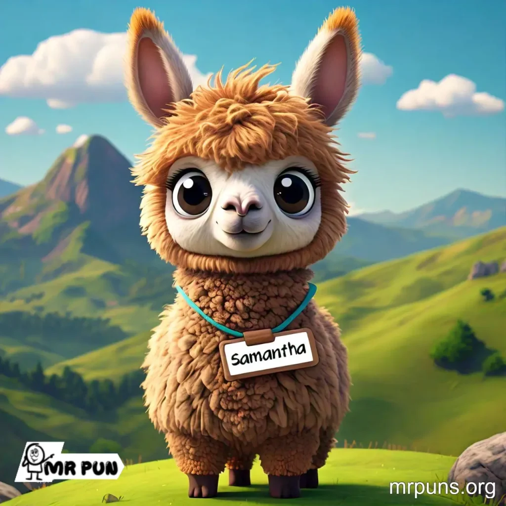 Llama Names pun