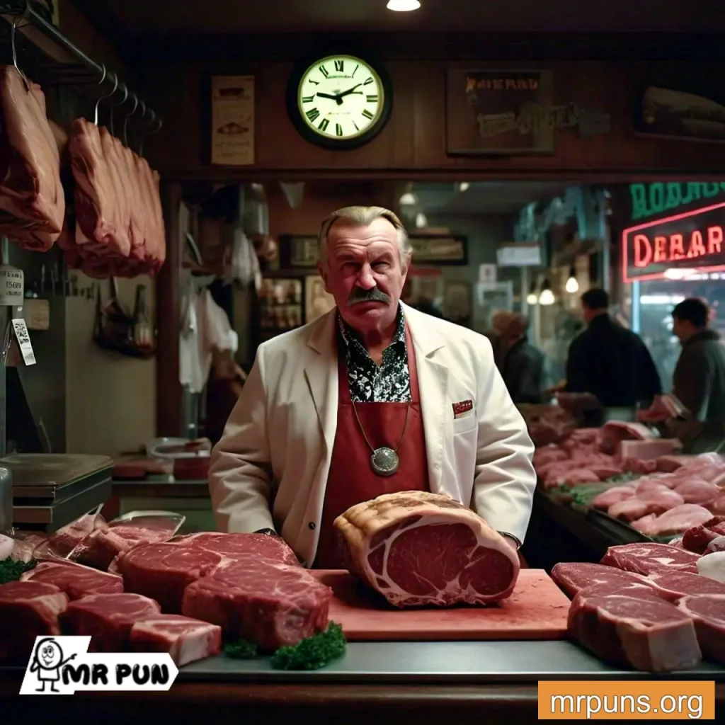 Meat Shops and Butchers pun