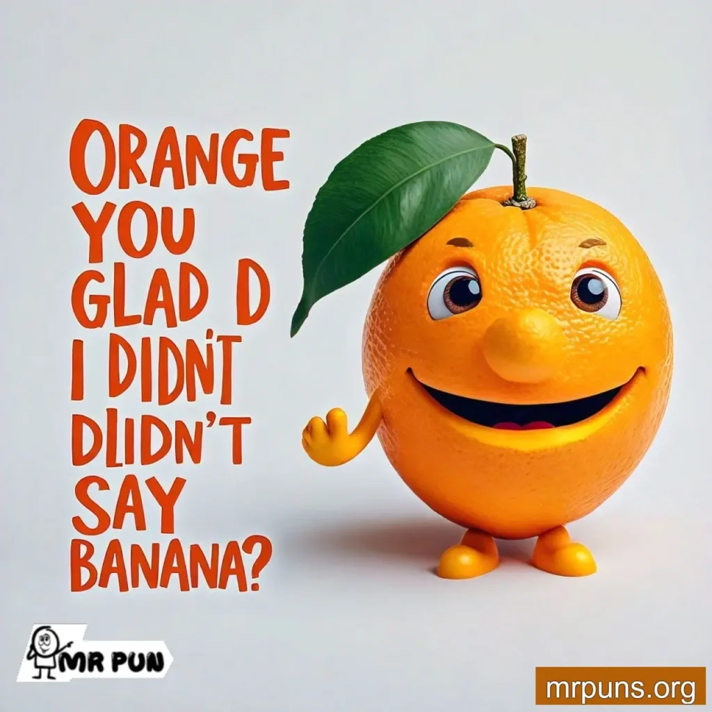 Orange Fruit Jokes pun