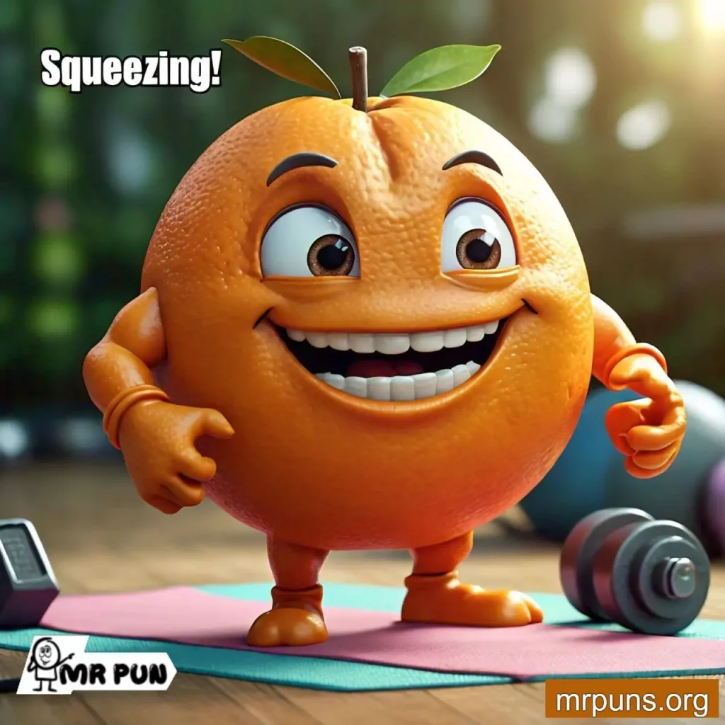 Orange Squeeze Puns