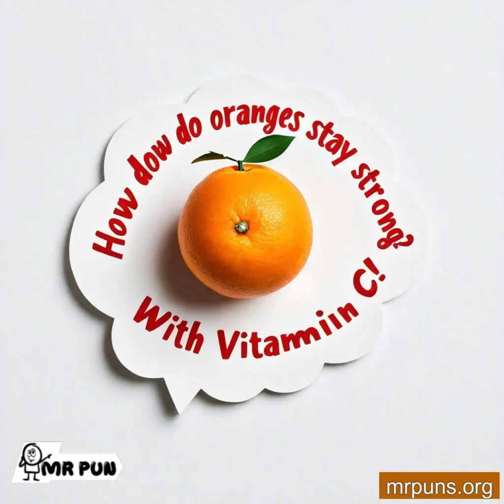 Orange Vitamin C Puns