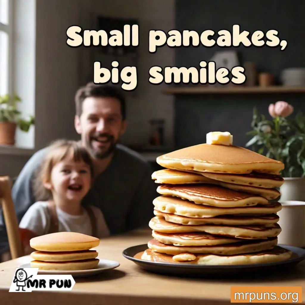 Pancake Shape and Size Puns