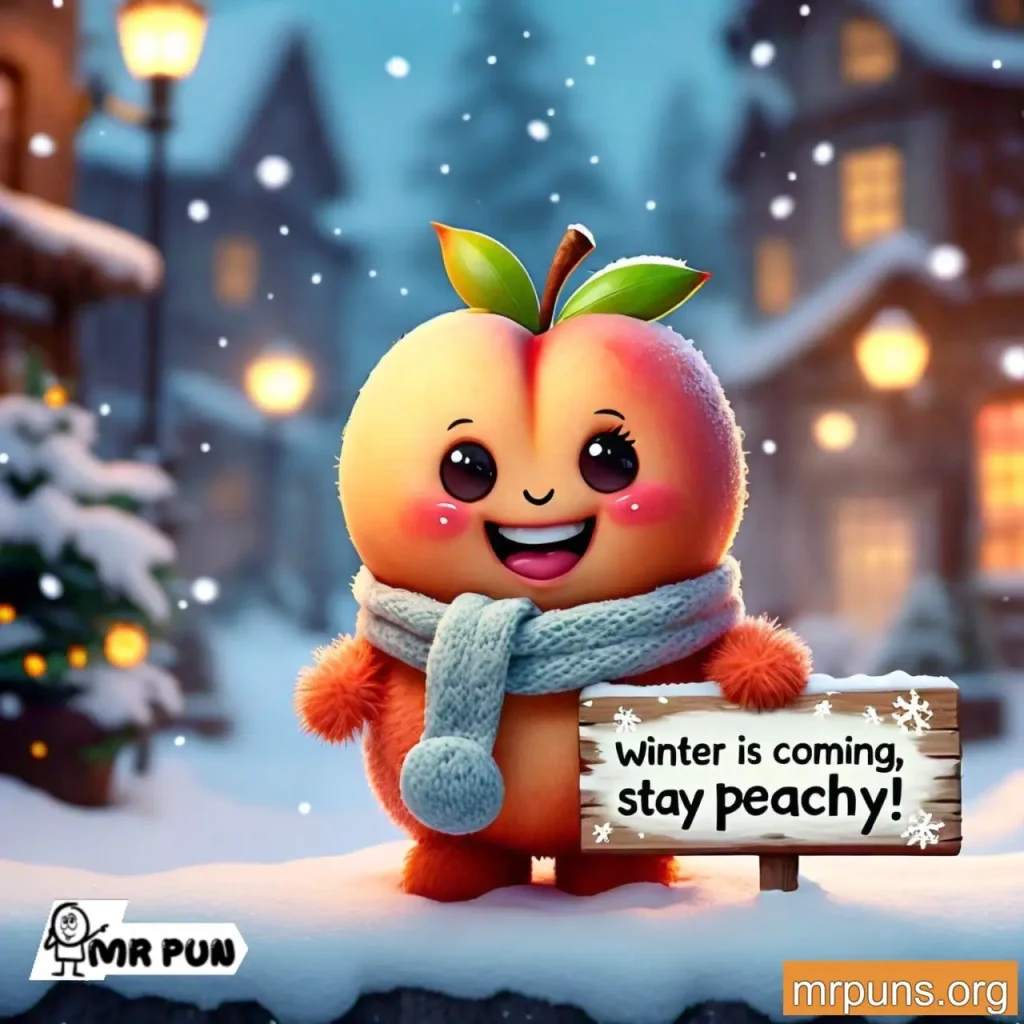 Peach Seasonal Puns