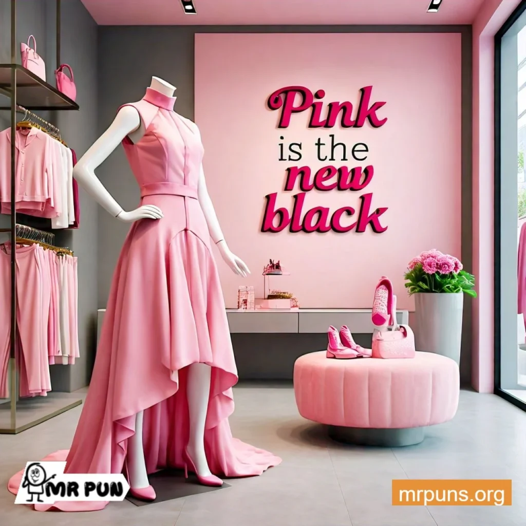 Pink Fashion Puns