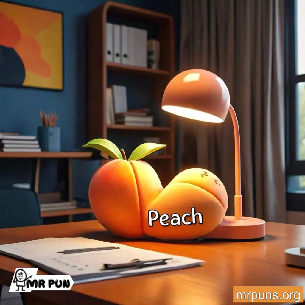 Pun on the Word _Peach_
