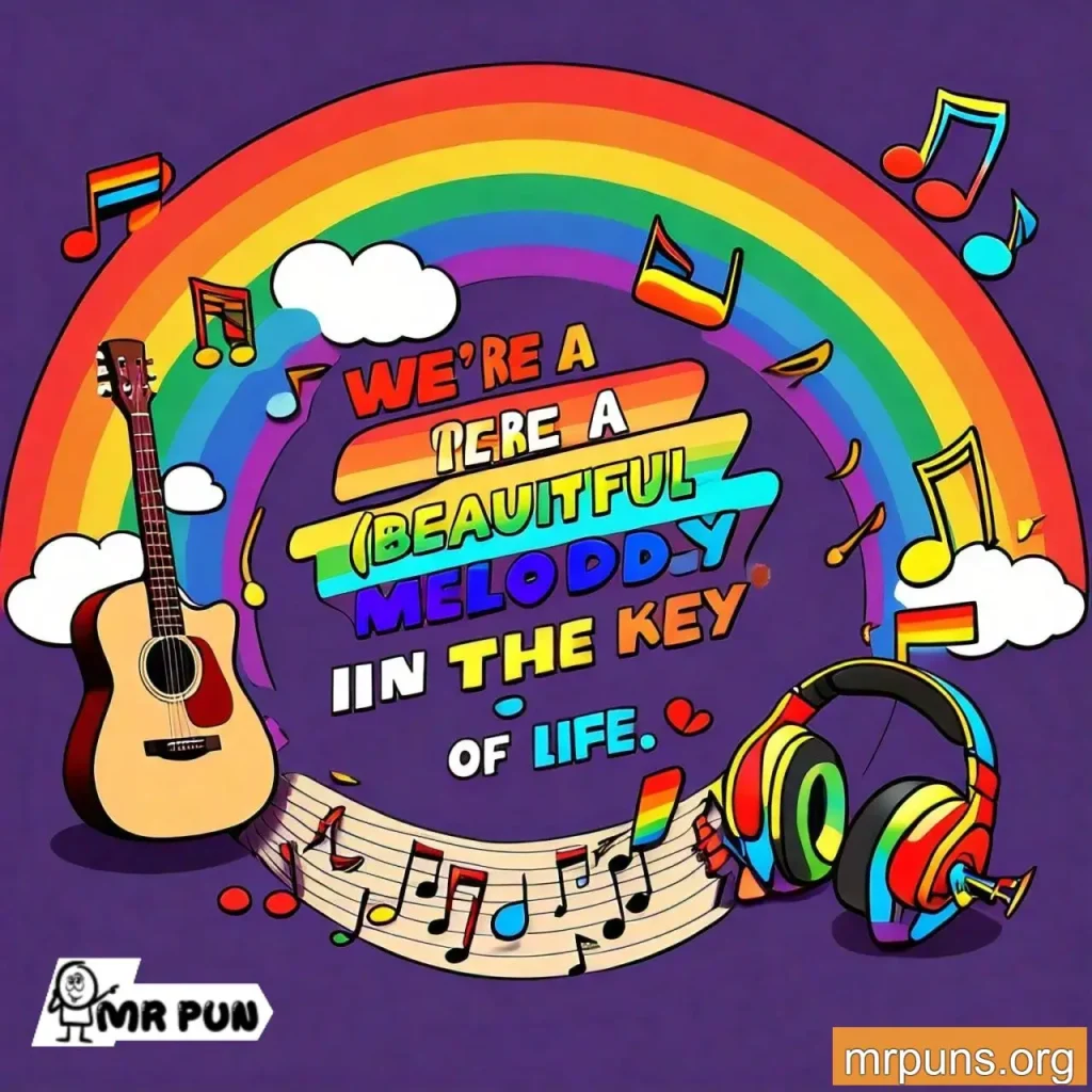 Rainbow Music Puns