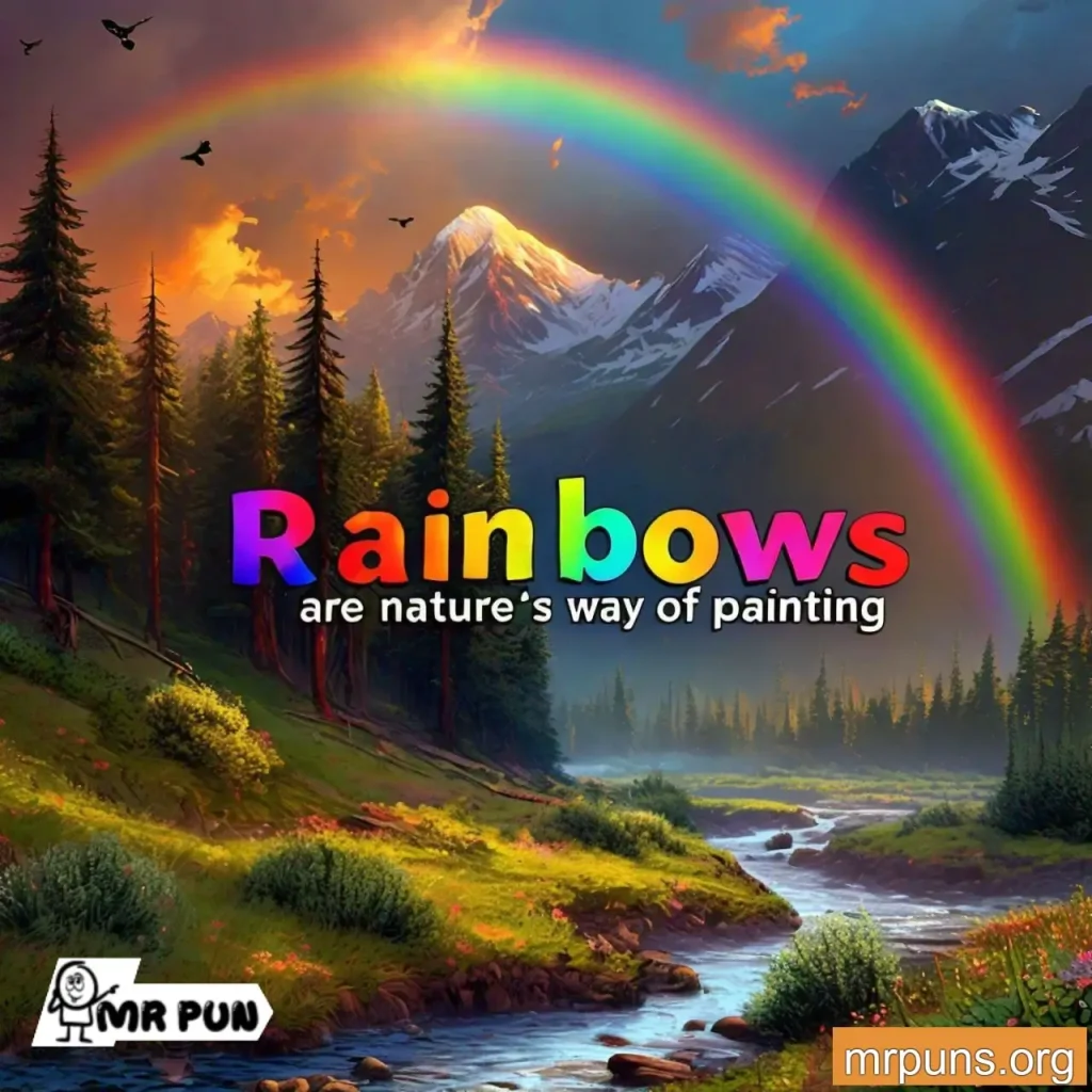 Rainbow Nature Puns