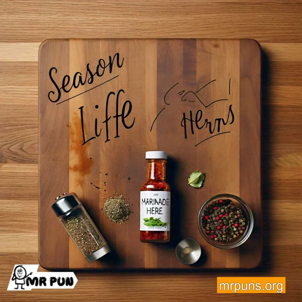 Seasoning and Marinades Puns