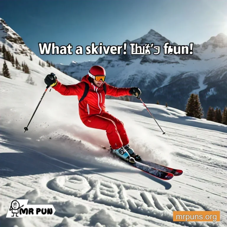Skiing Puns: Slopes of Laughter Ahead