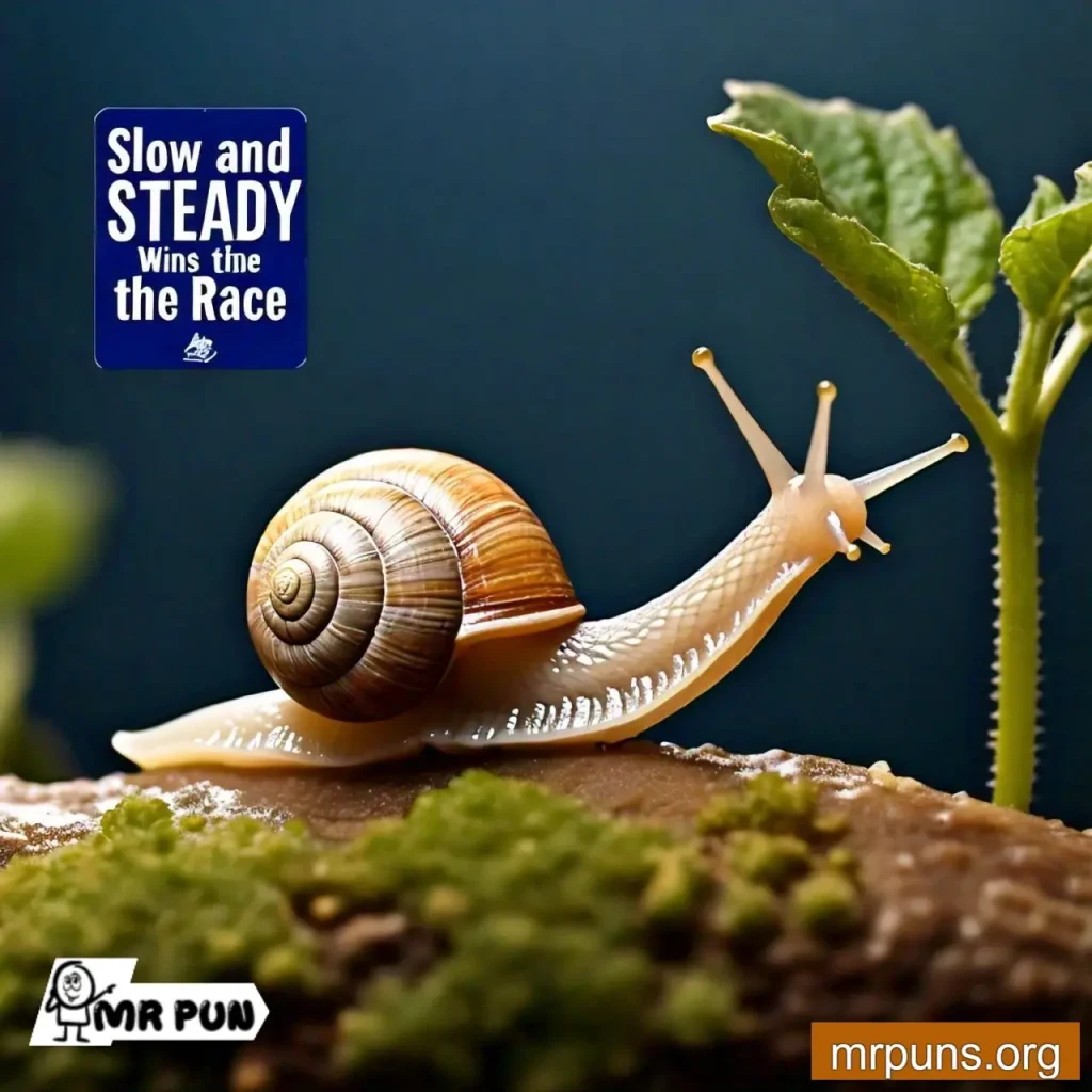 Snail Speed and Slowness pun