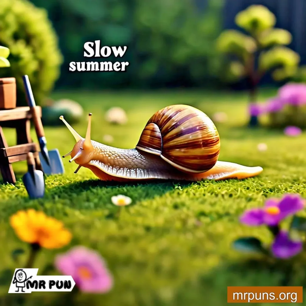 Snail Weather and Seasons pun